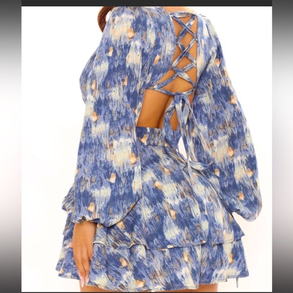 *New*with tag Beautiful Romper, in size small, blue - Picture 2 of 8